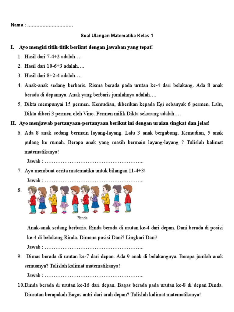 Mengukur Dunia di Sekitar Kita Mengenal Jengkal dan Langkah untuk Si Kecil Contoh Soal SD Kelas 1