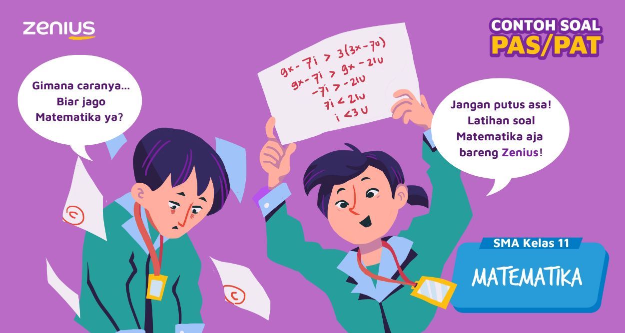 Contoh Soal PTS Matematika Wajib Kelas 11 Semester 1 dan Pembahasan